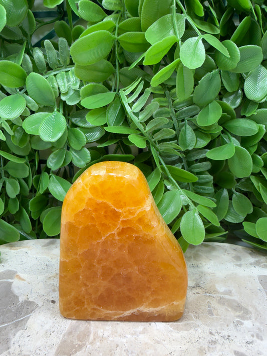 Crystalised Orange Calcite Freeform 278g
