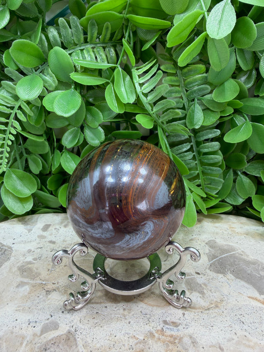 Tiger Eye / Tiger Ore Sphere | Confidence • Courage • Protection