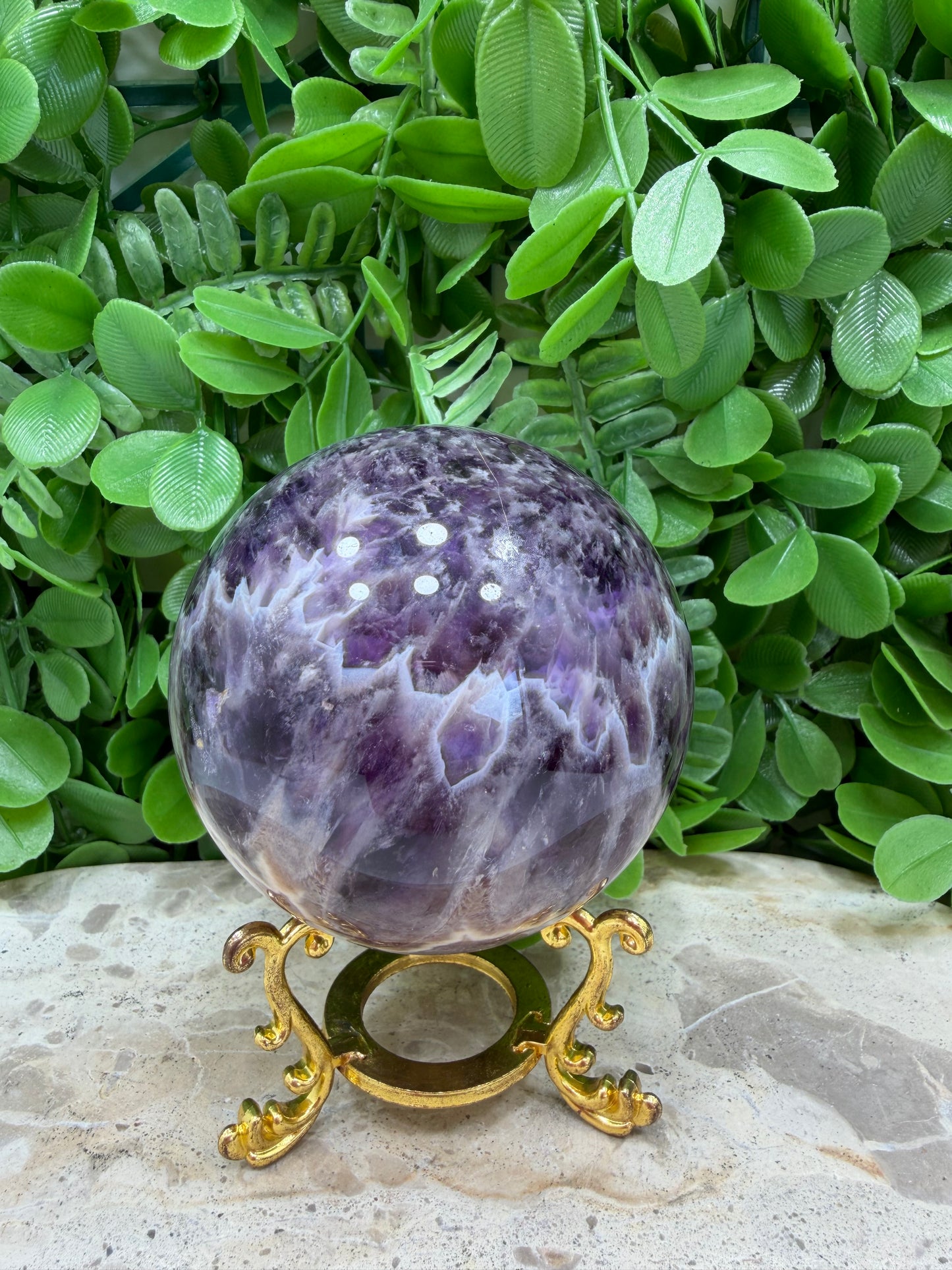 Flower Amethyst Sphere 648g