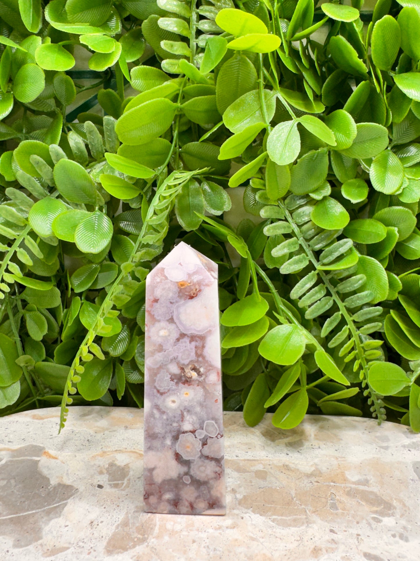Flower Agate Point 126g