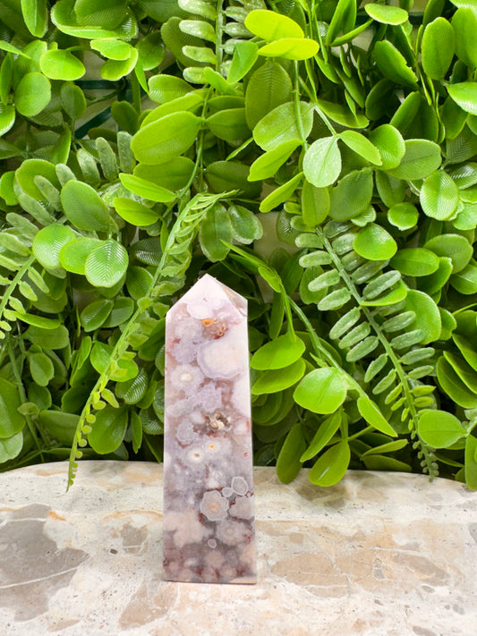 Flower Agate Point 126g