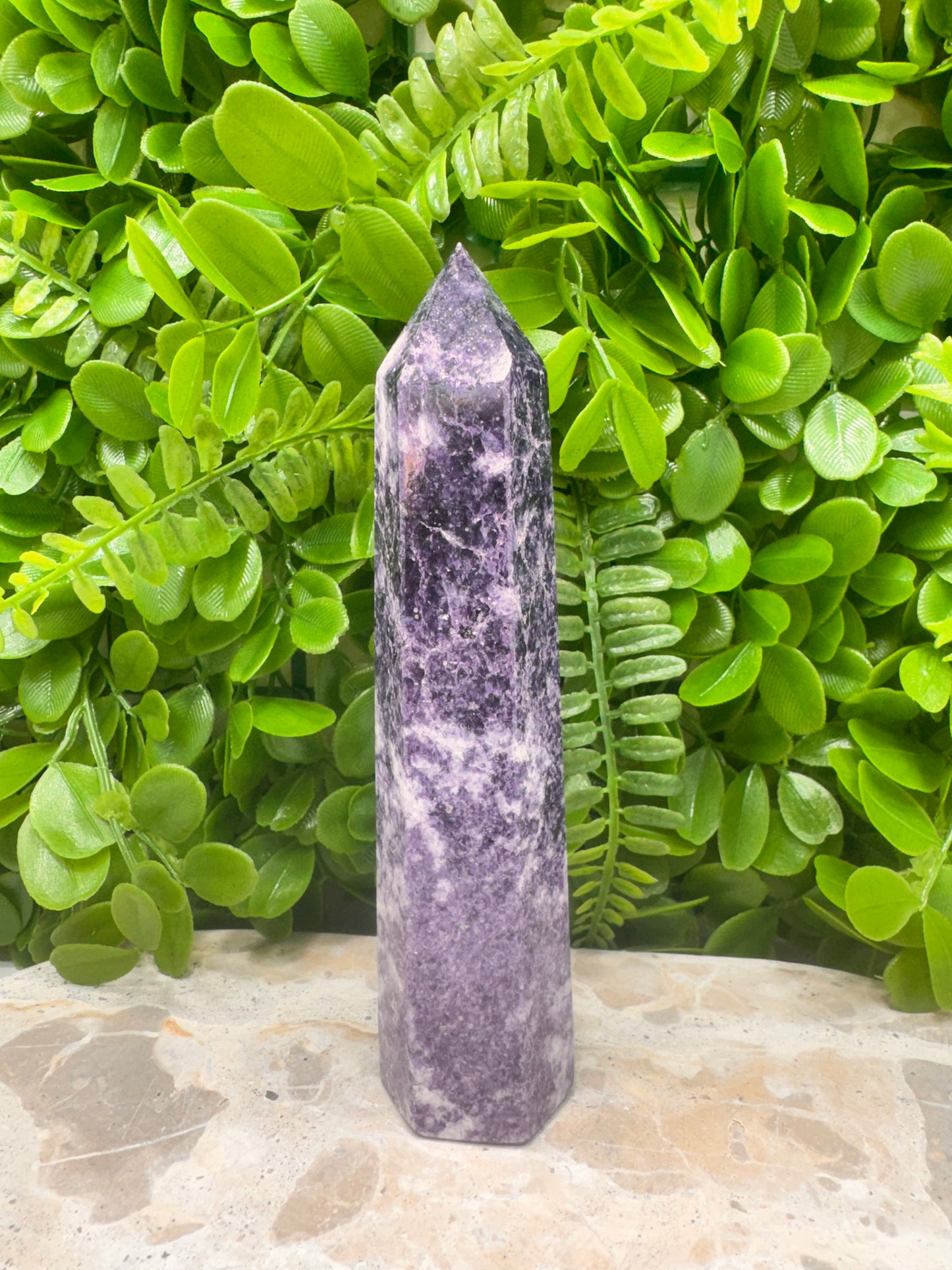 Lepidolite Tower 342g