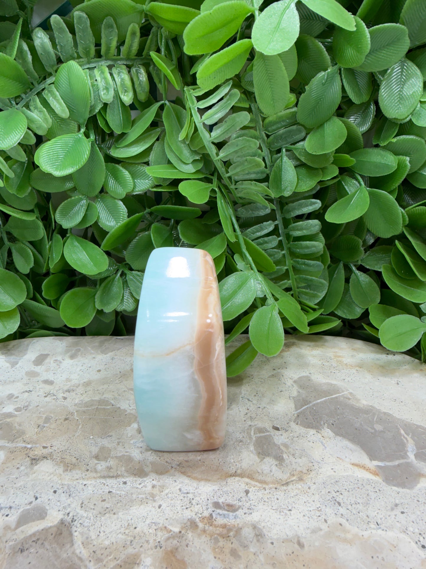 Aqua Caribbean Calcite Freeform 214g