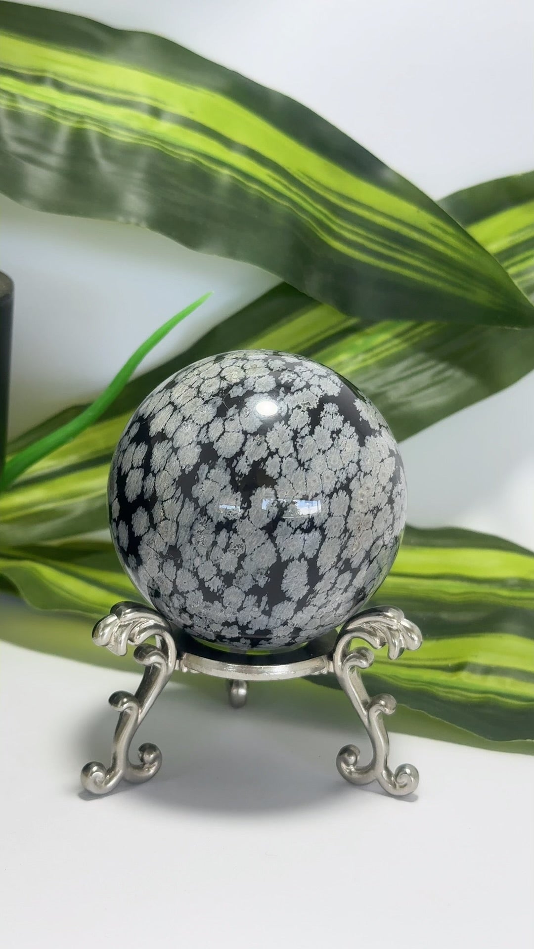 Snowflake Obsidian Sphere 330g