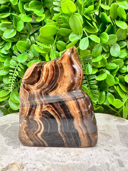 Chocolate Calcite Freeform 964g
