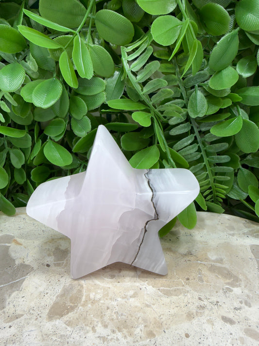 Smokey Pink Mangano Star | Love • Compassion • Calm