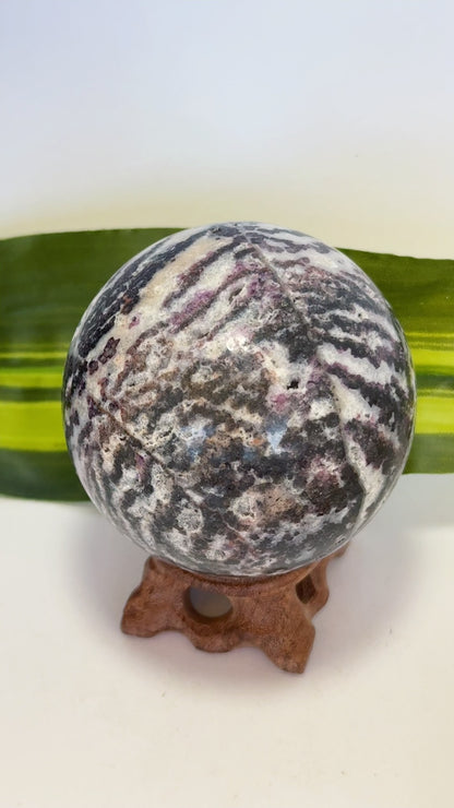 Zebra Jasper Sphere 416g