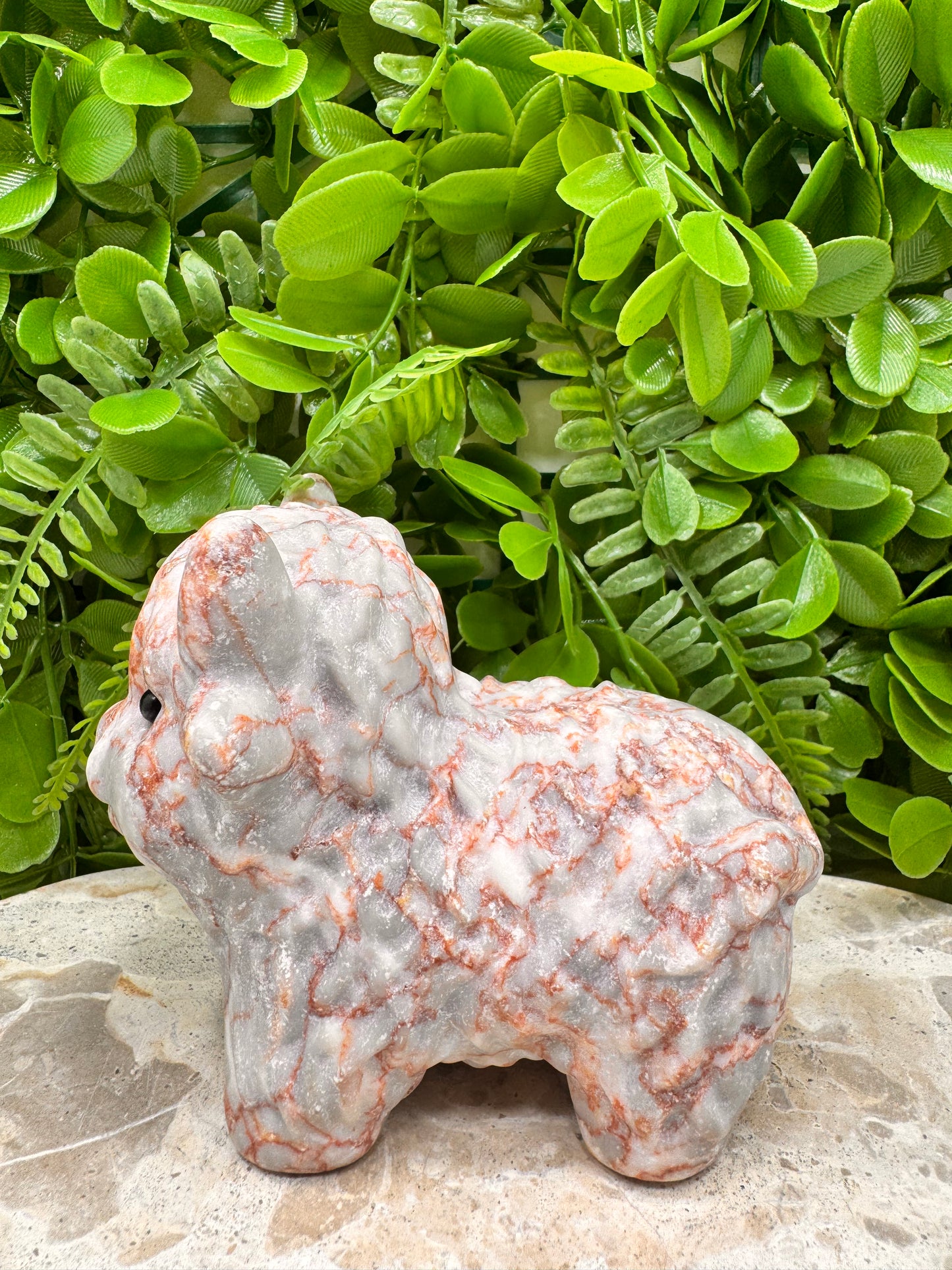 Red Vien Jasper Highland Cow 994g