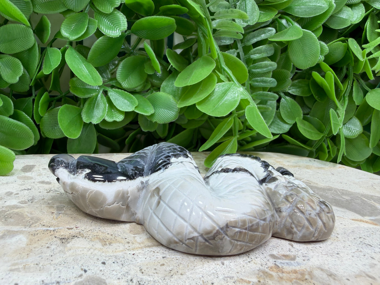 Volcanic Agate Snake 160g