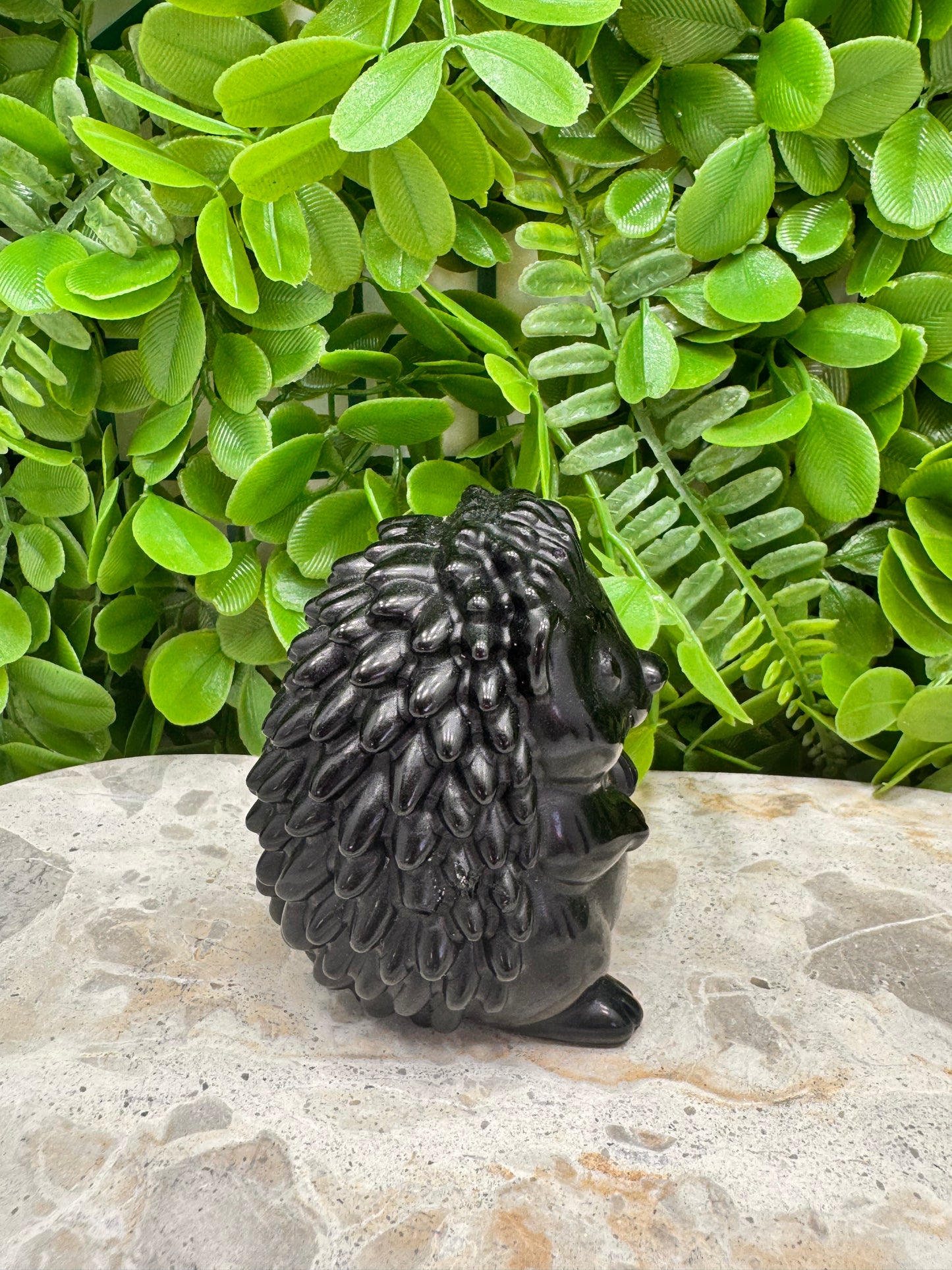 Black Obsidian Hedgehog 360g