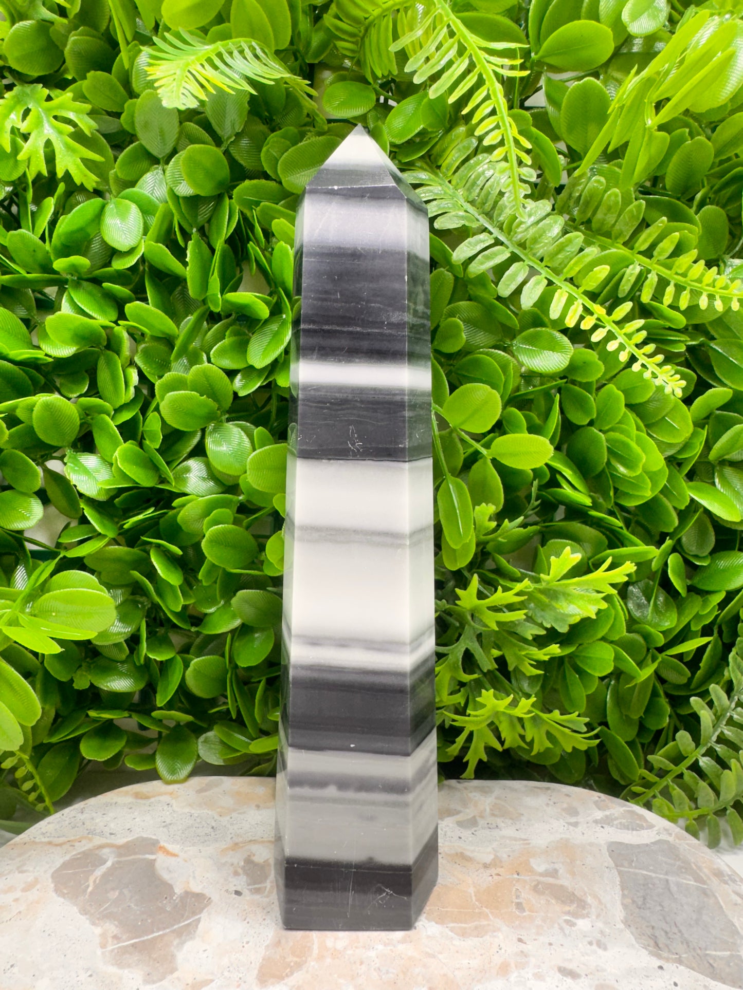Ying-Yang Jasper Tower 1018g