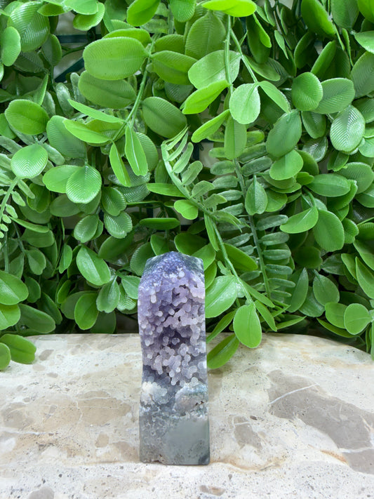 Grape Agate Freeform Point 140g