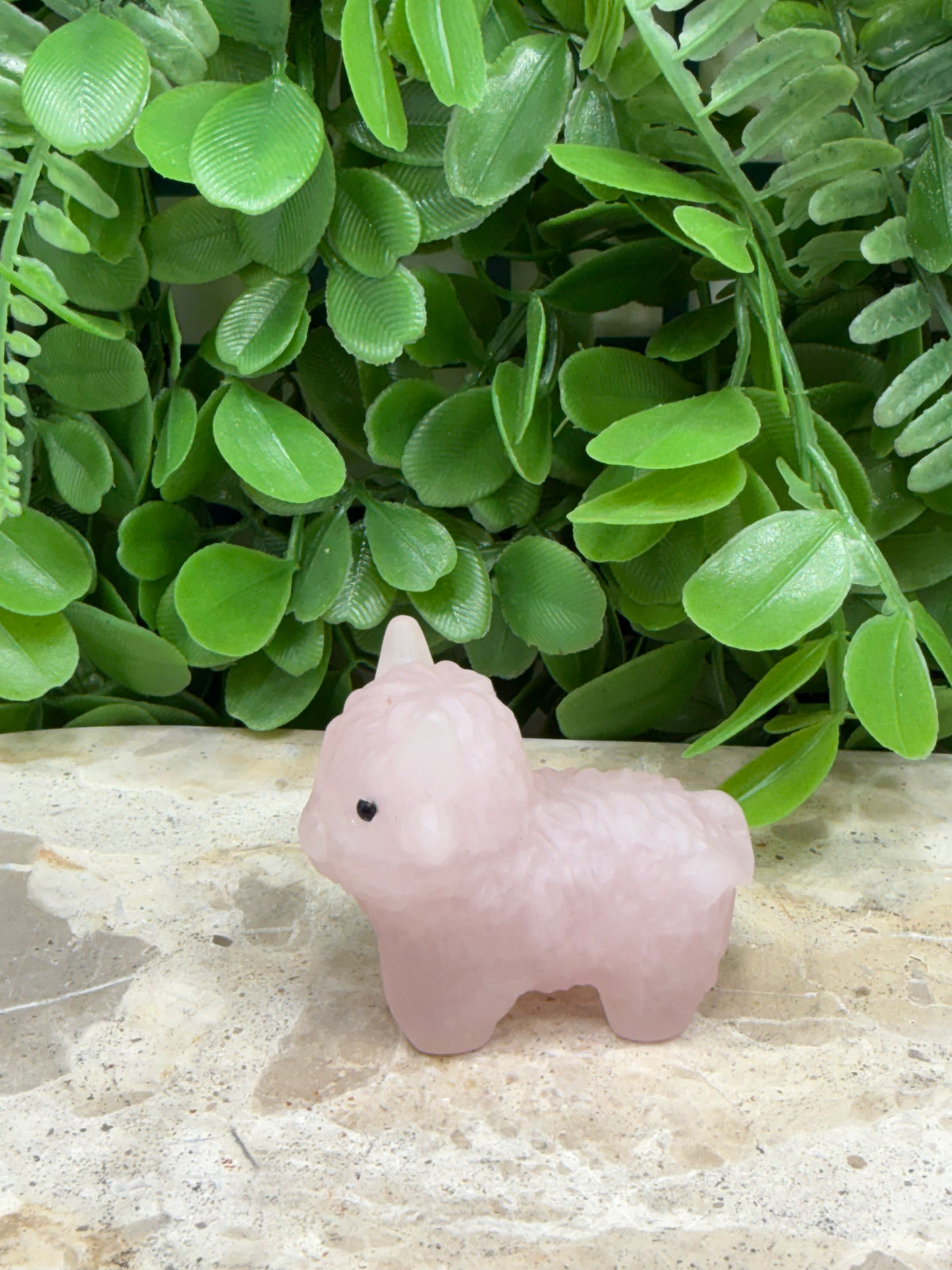 Rose Quartz Highland Cow | Love • Compassion • Healing