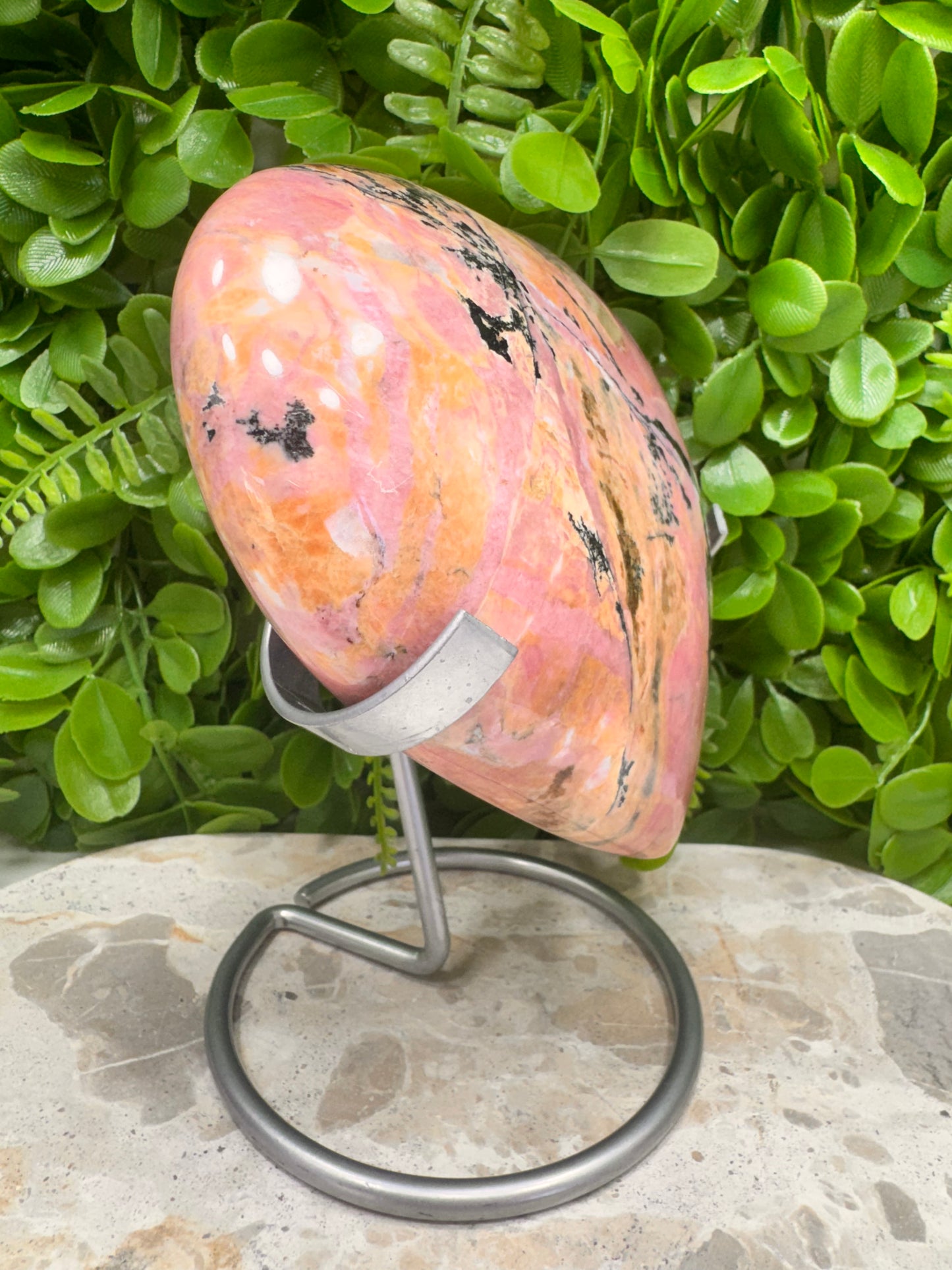 Rhodonite Heart 1798g