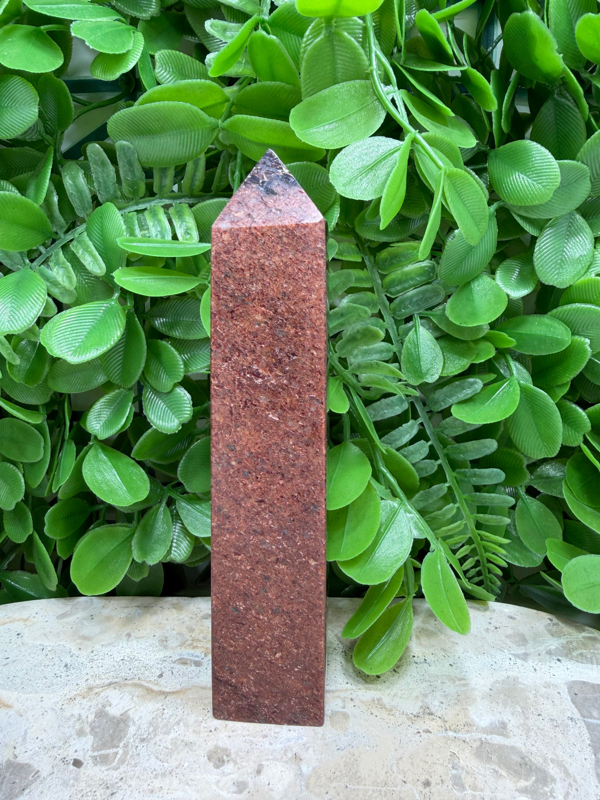 Red Mica Tower | Strength • Grounding • Vitality