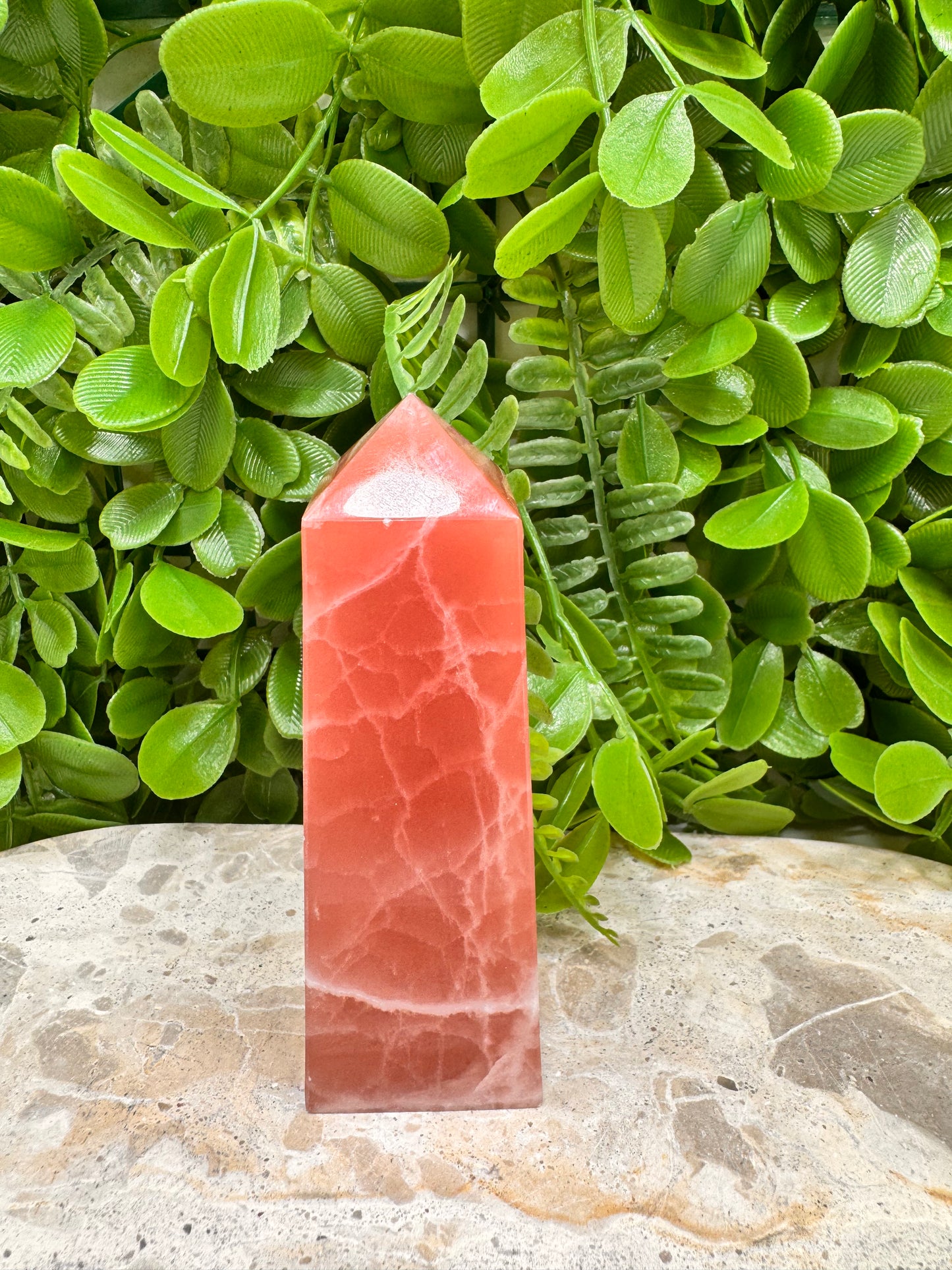 Rose Calcite Tower 276g