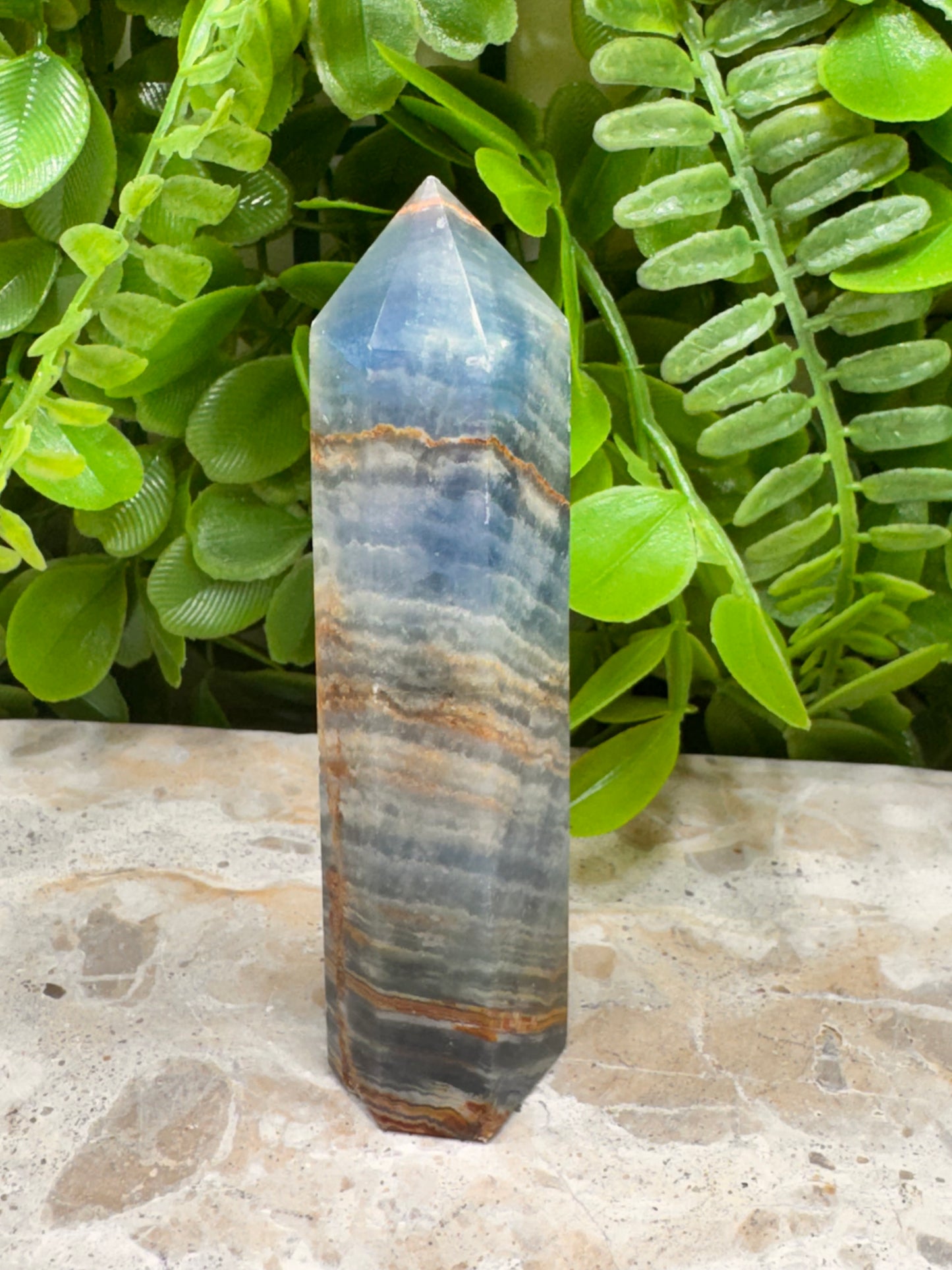 Blue Banded Onyx Point 99g