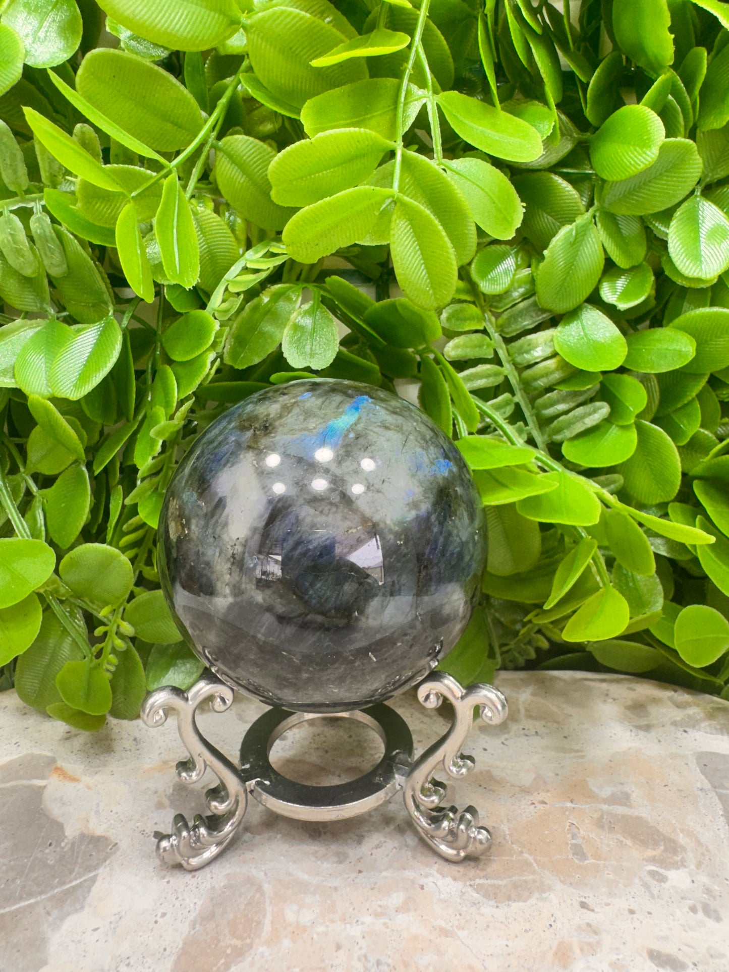 Labradorite Sphere 442g