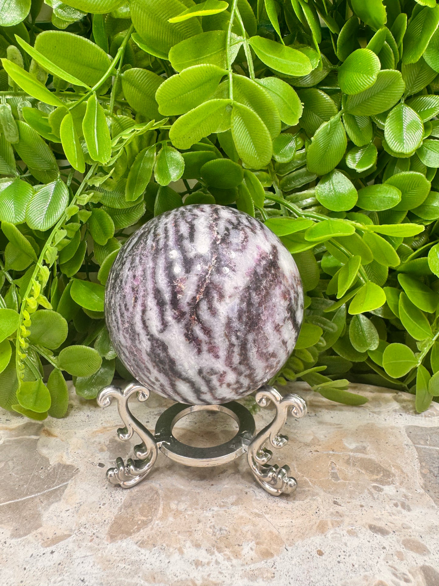 Zebra Jasper Sphere 514g