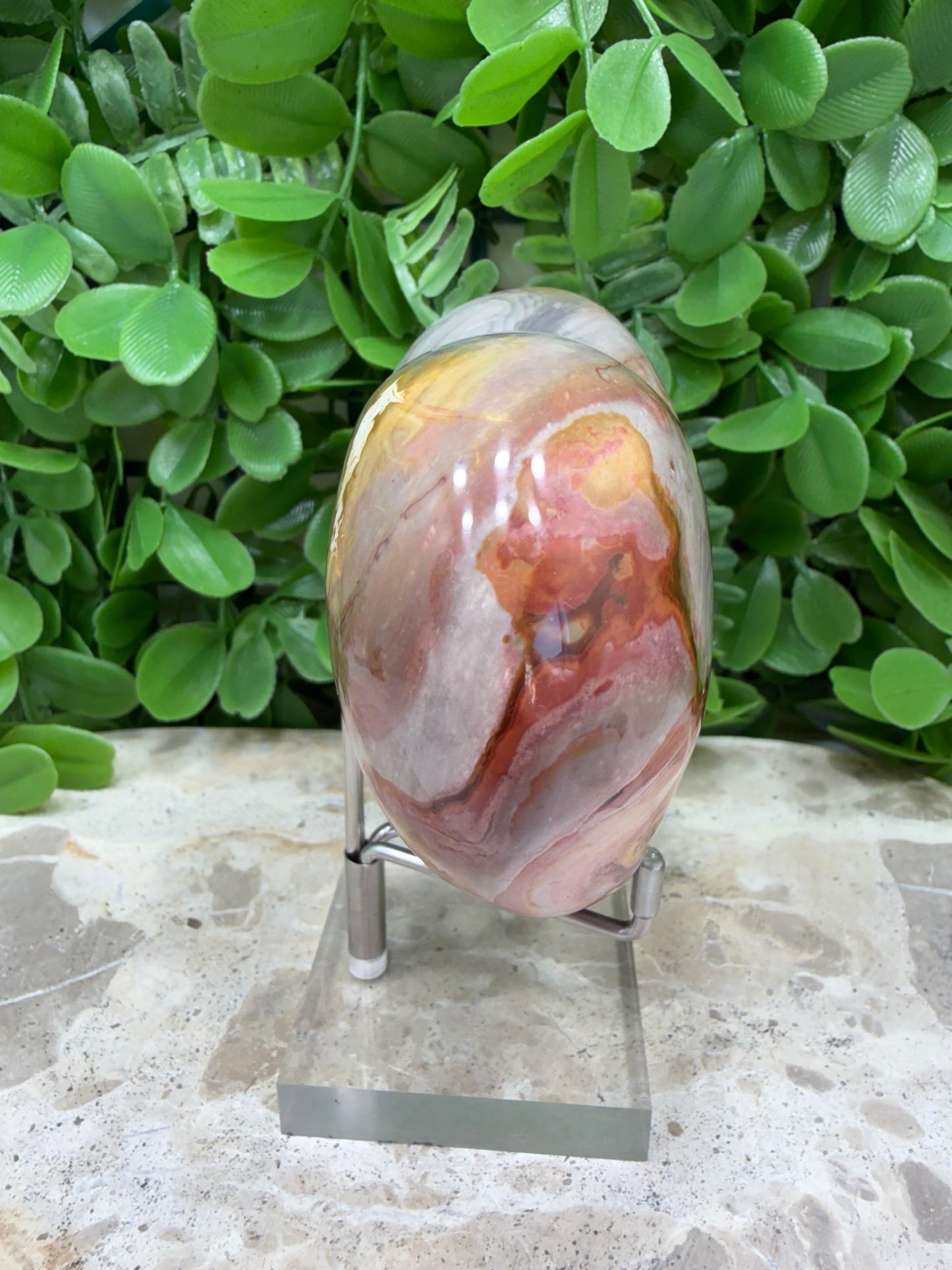 Polychrome Jasper Heart 440g