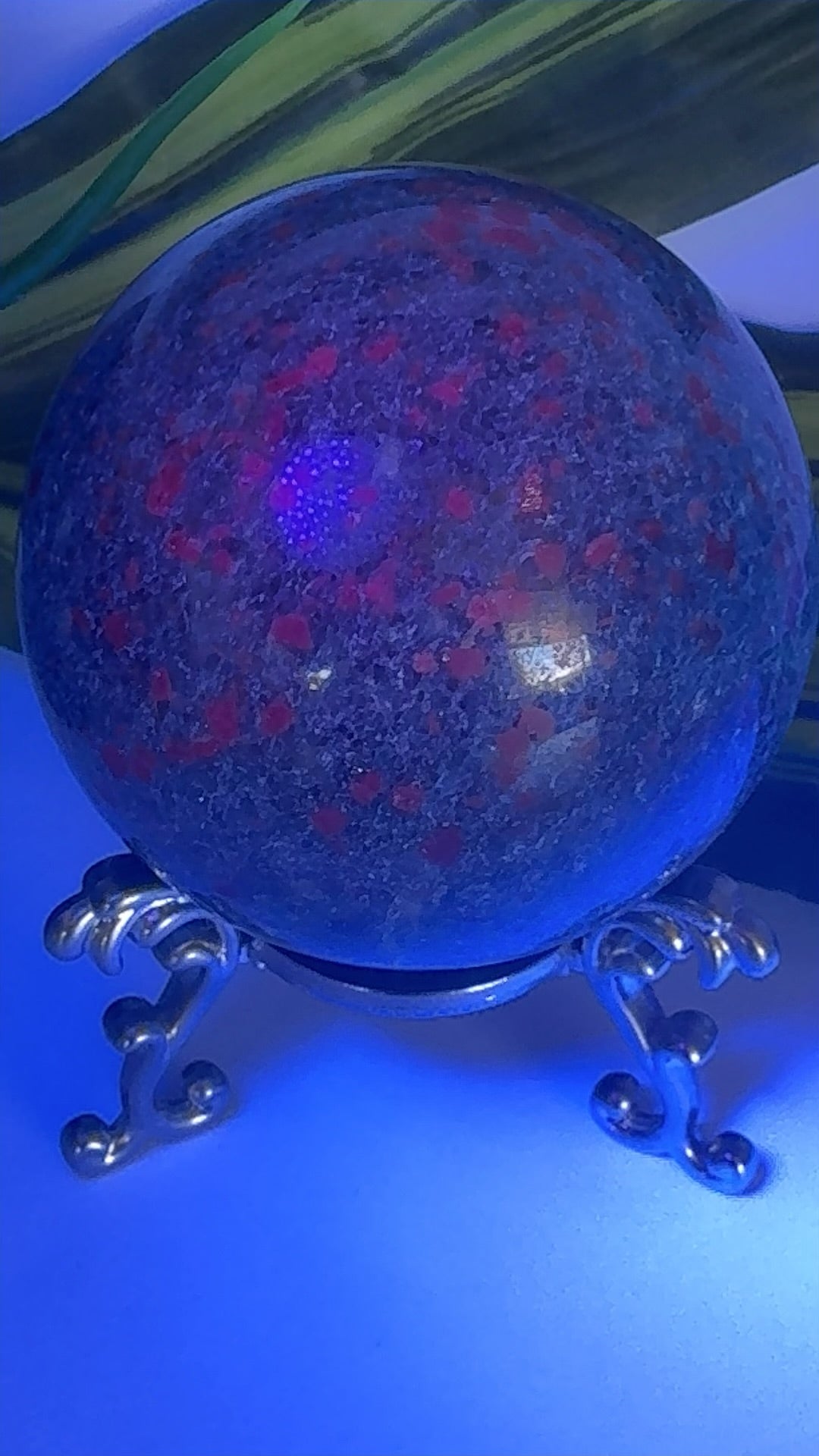 Ruby Kyanite Sphere 712g