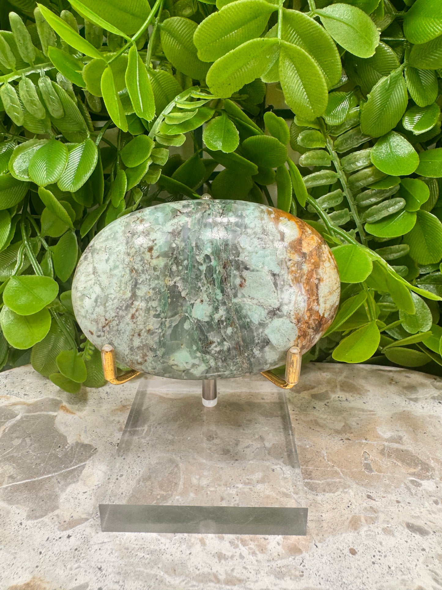 Turquoise Palm Stone 202g