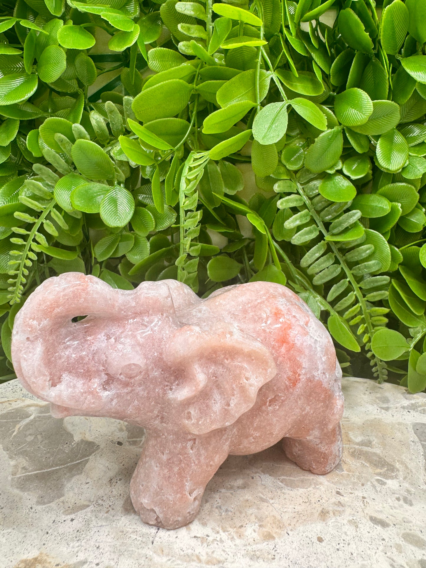 Pink Amethyst Elephant 626g