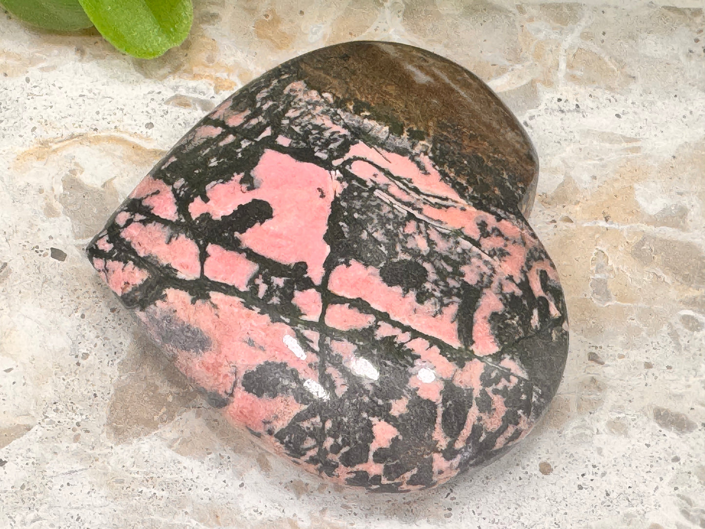 Rhodonite Heart 258g