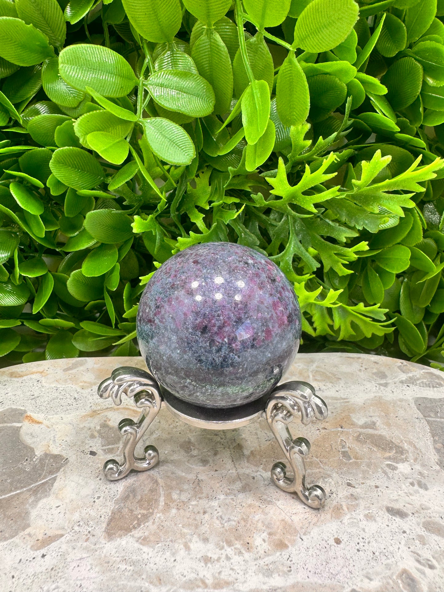 Ruby in Kyanite Sphere 266g