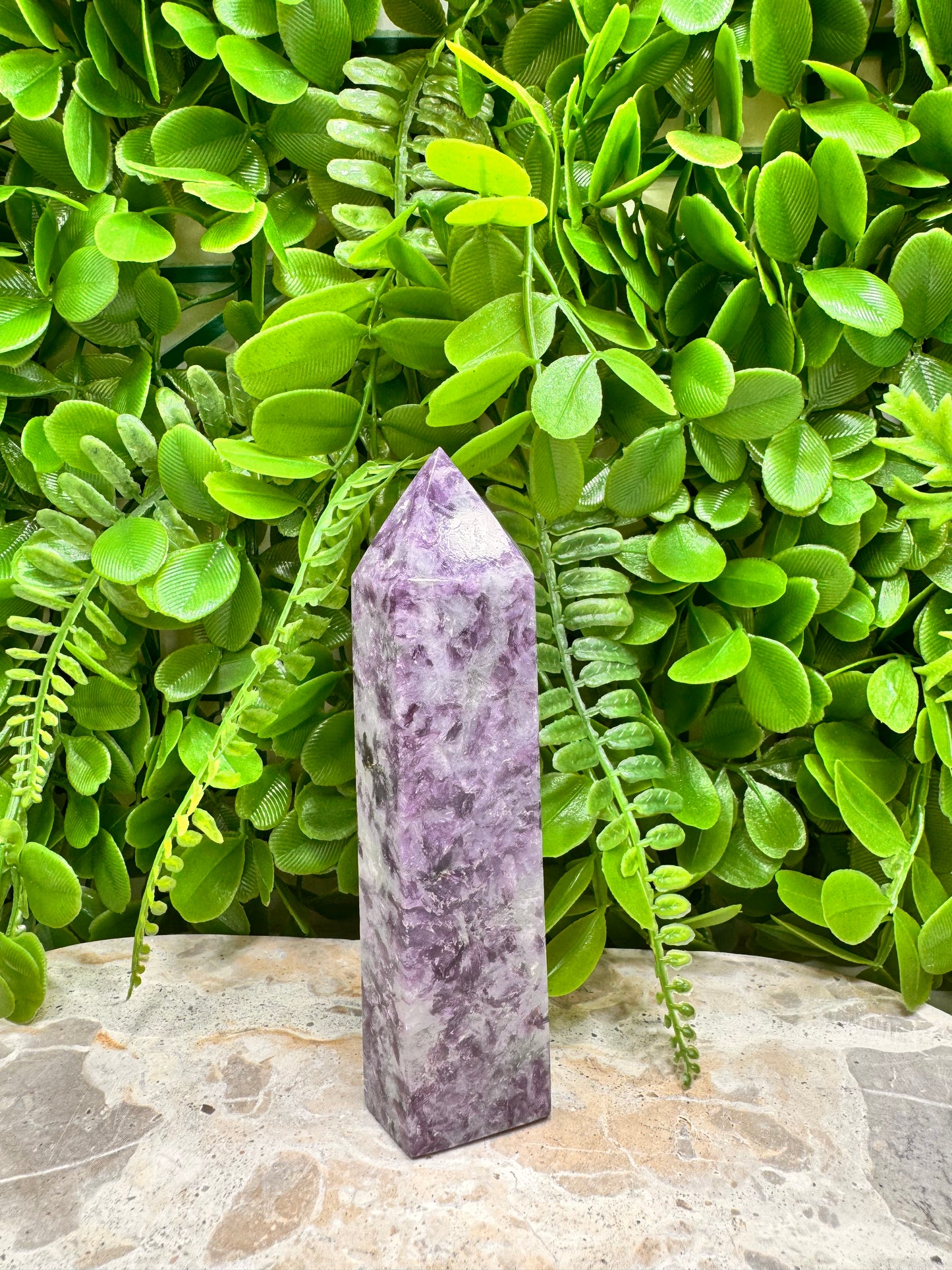 Lepidolite Tower 306g