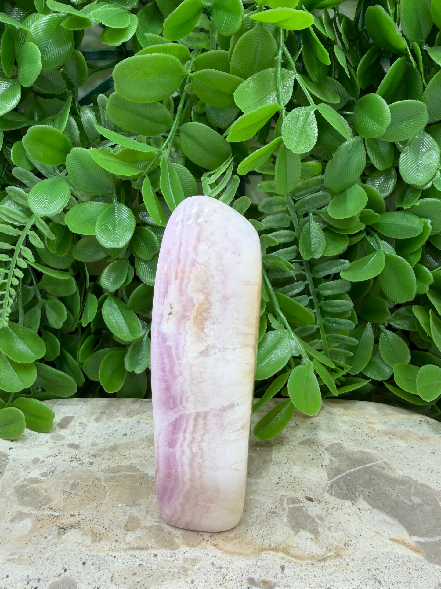 Pink Aragonite Freeform 298g