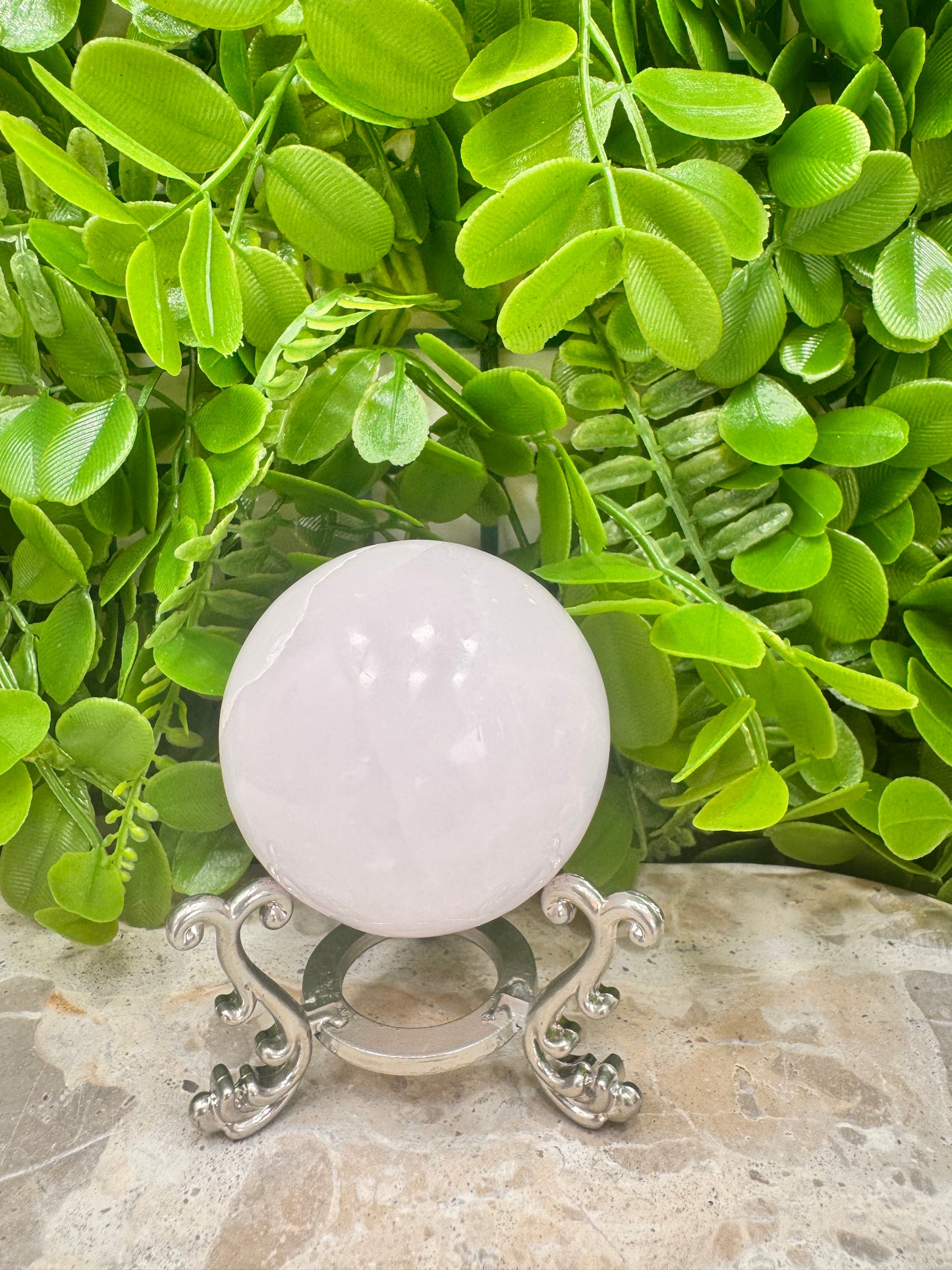 Pink Mangano Sphere 309g