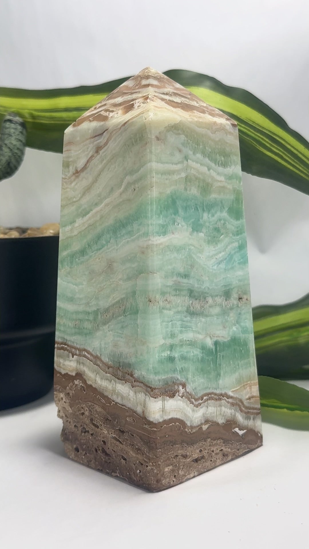 Aqua Caribbean Calcite Tower 1.6kg
