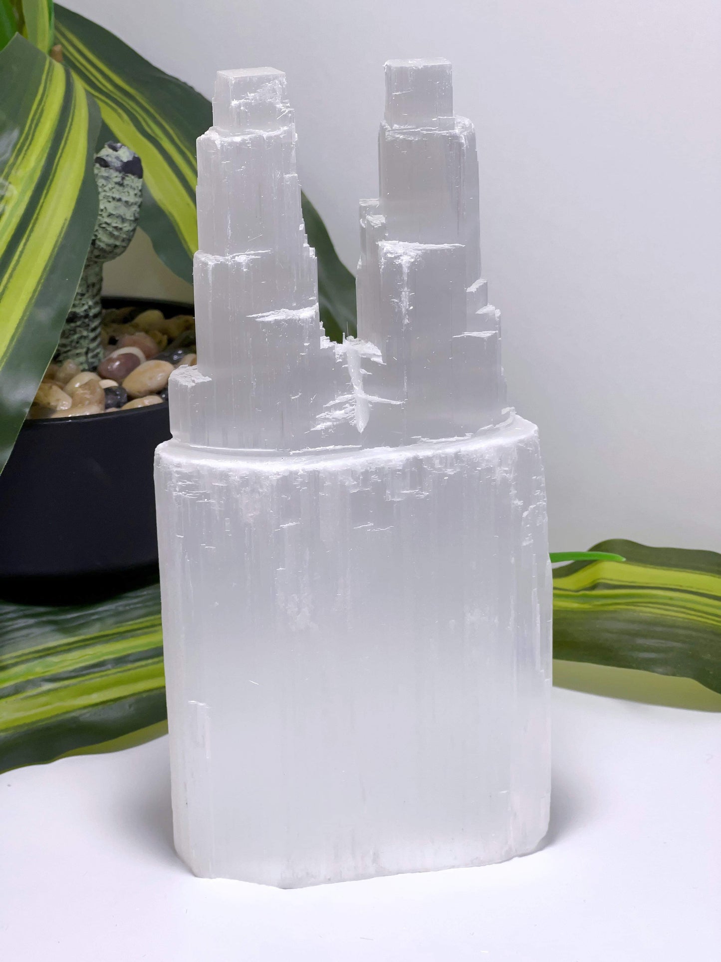 Selenite Twin Tower 1198G