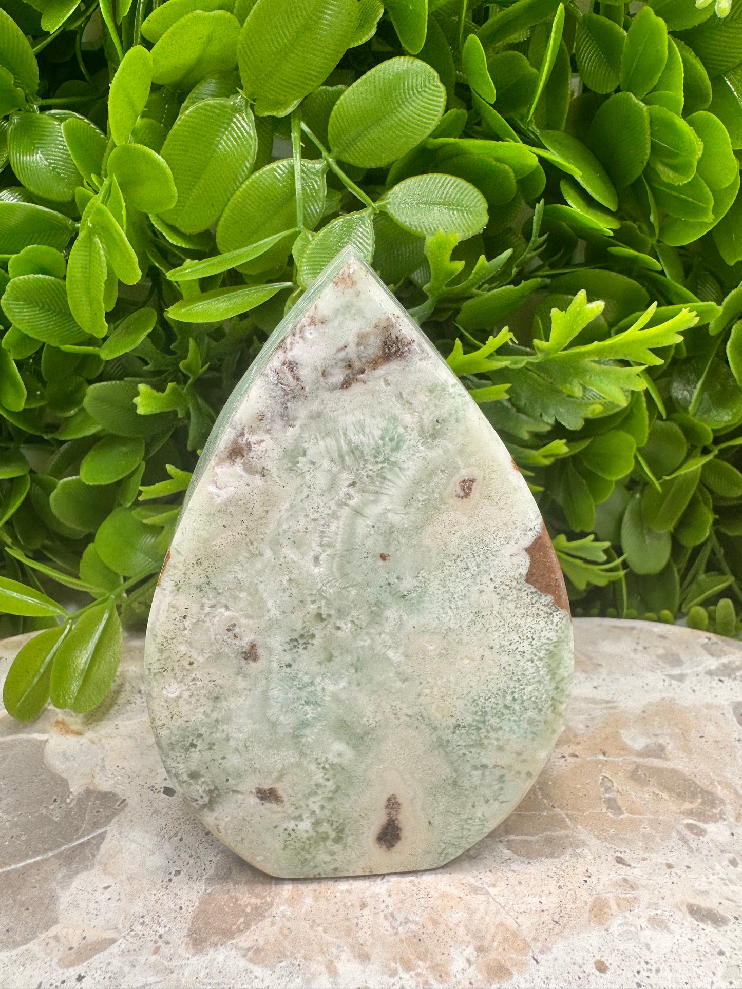 Hemimorphite Teardrop Freeform 414g
