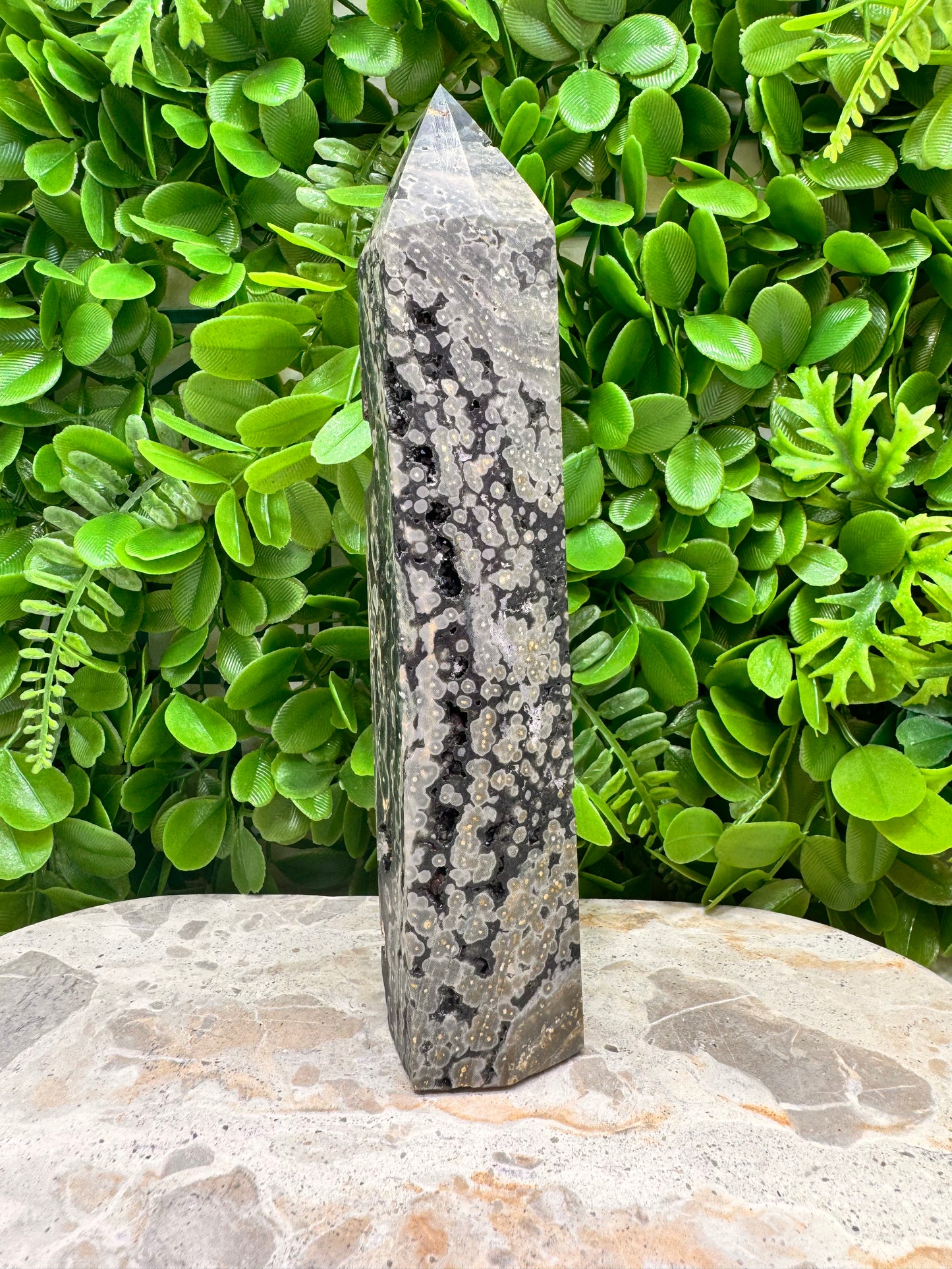Bubble Ocean Jasper Tower 532g