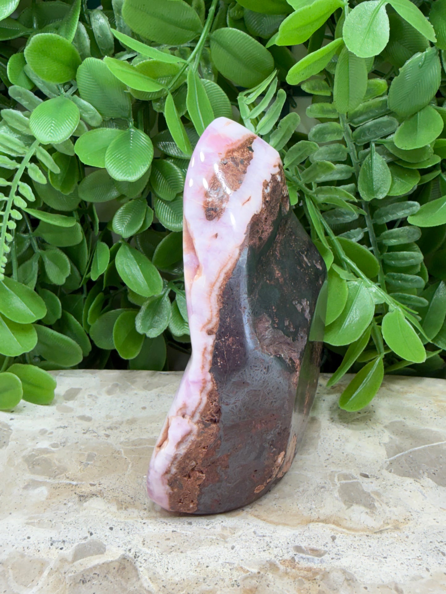 Pink Aragonite Freeform 624g