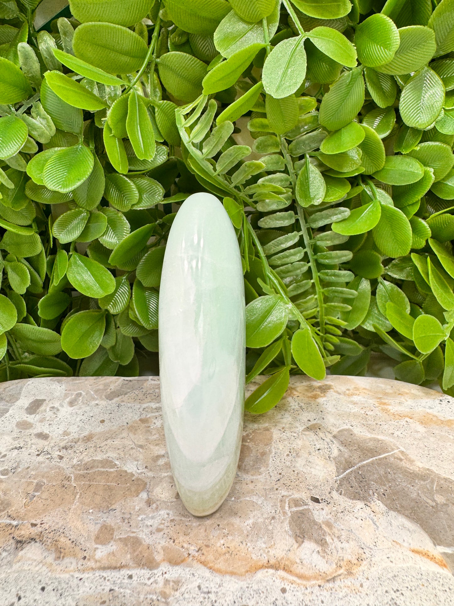 Standing Pistachio Calcite 272g