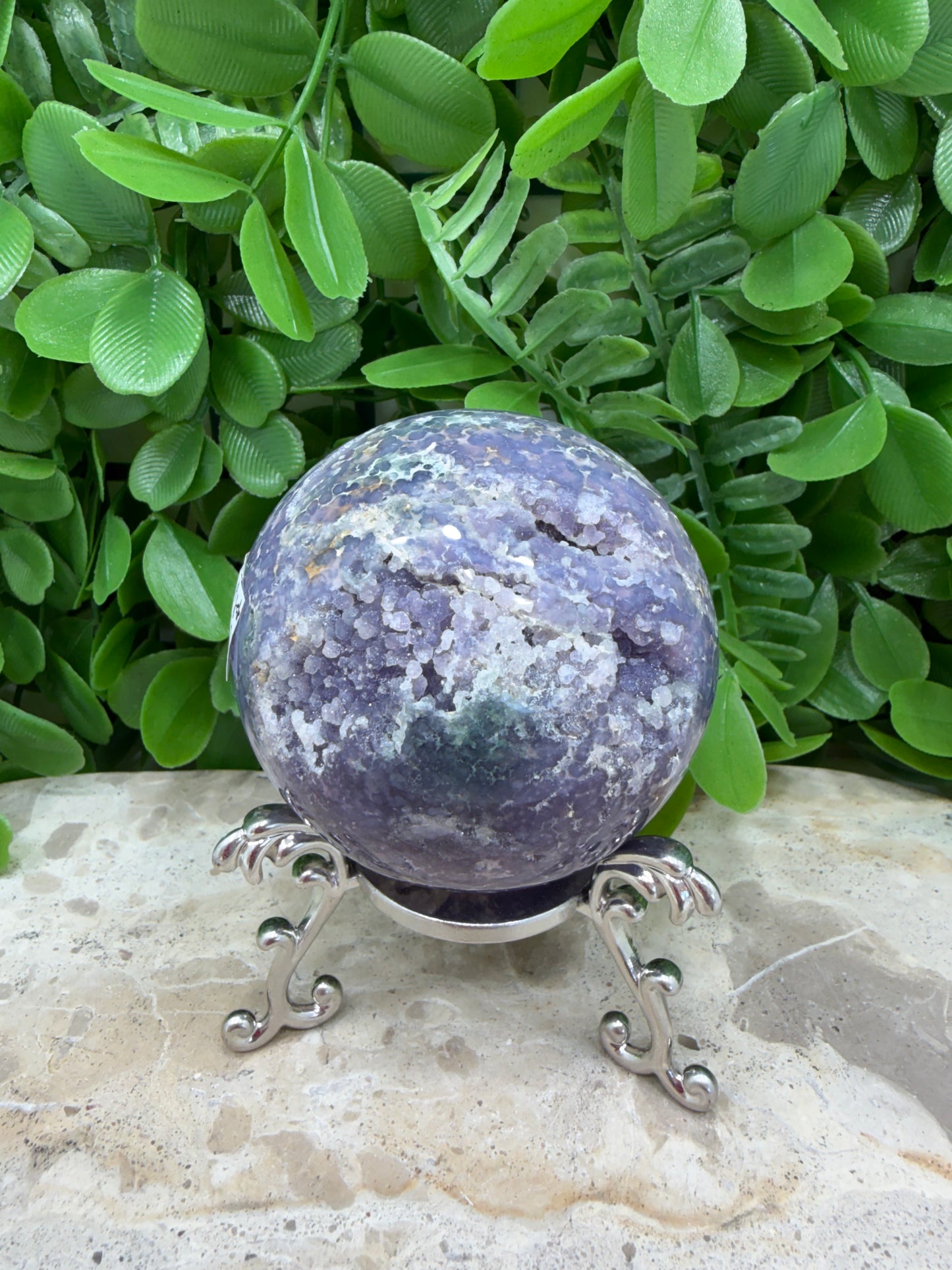 Grape Agate Sphere 342g