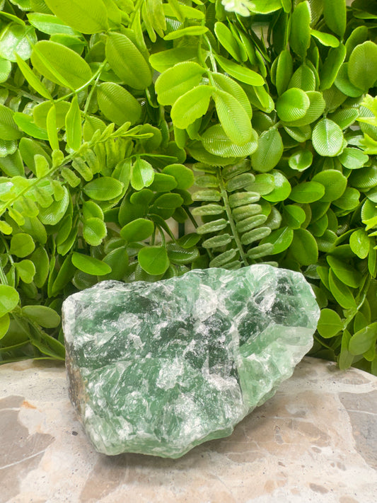 Green Fluorite Raw Freeform 1034g