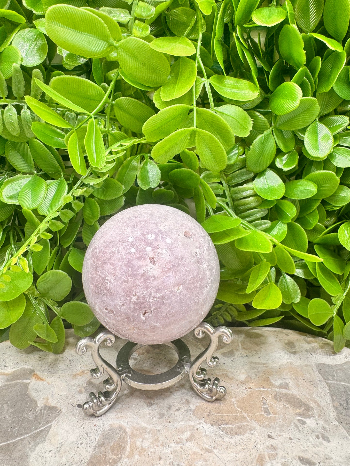 Pink Amethyst Sphere 357g