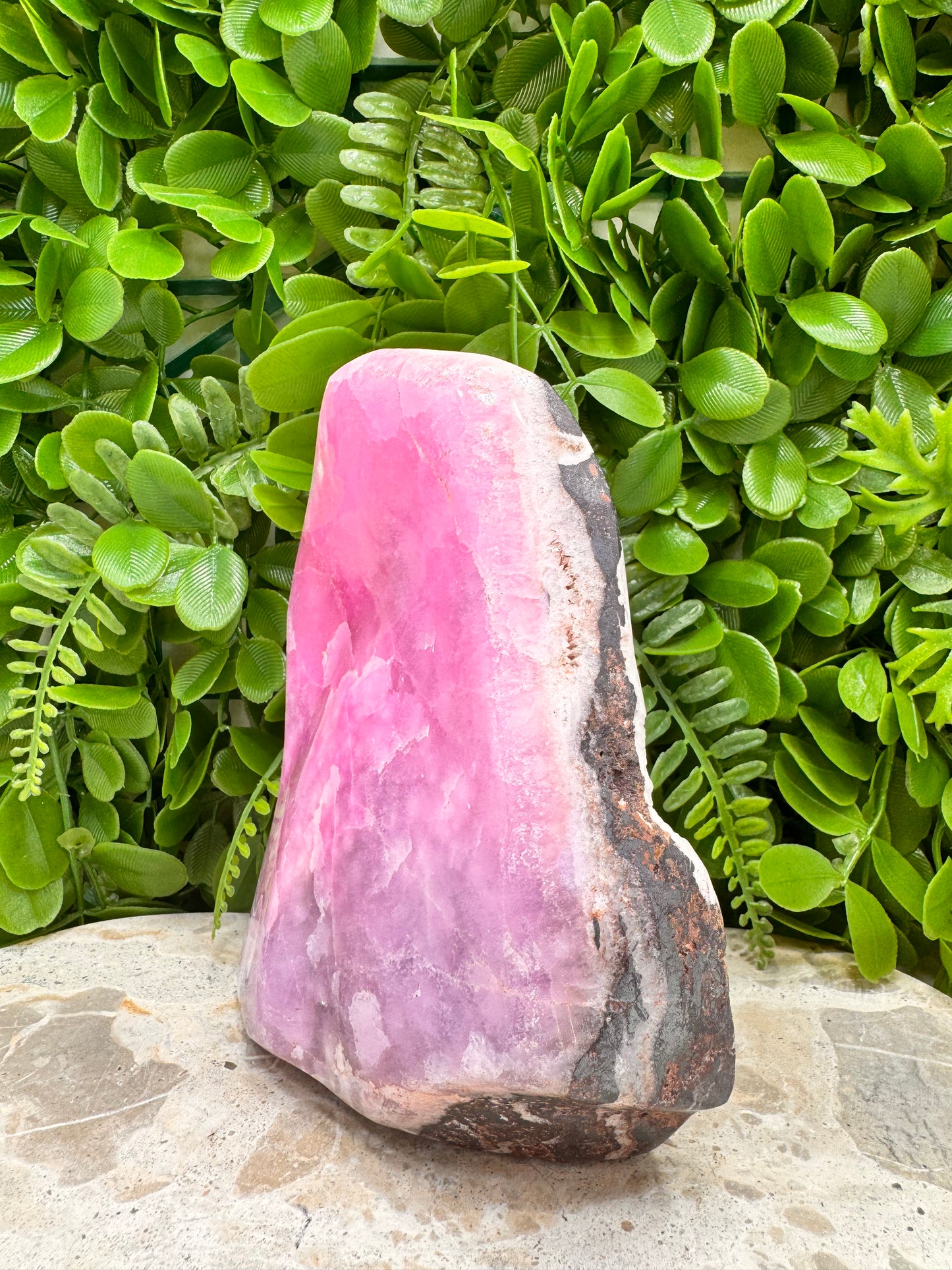 Pink Aragonite Freeform 1290g