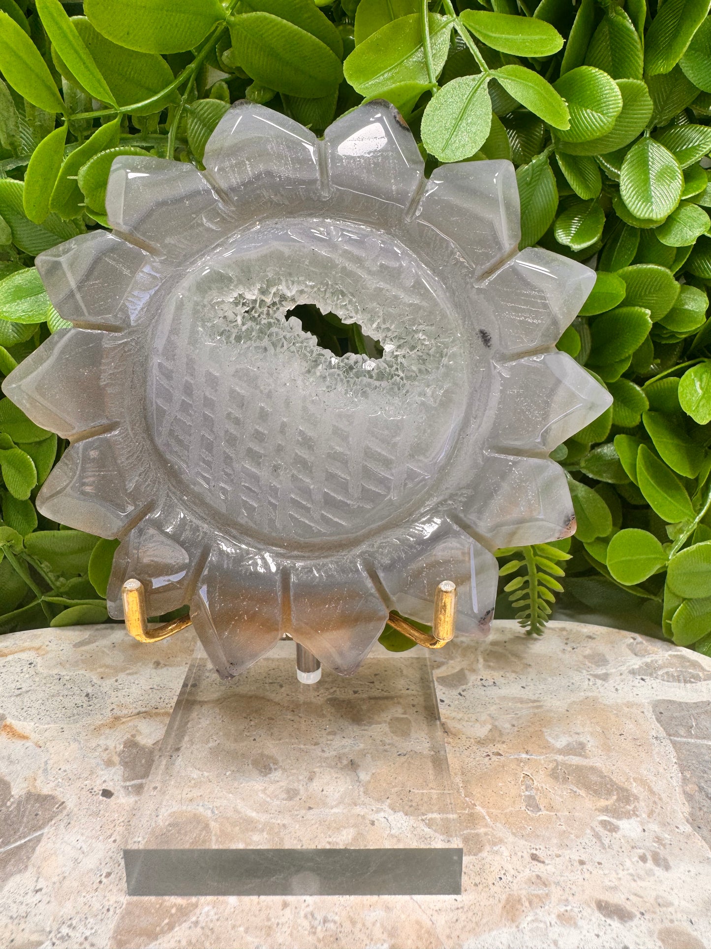 Druzy Agate Sunflower 262g