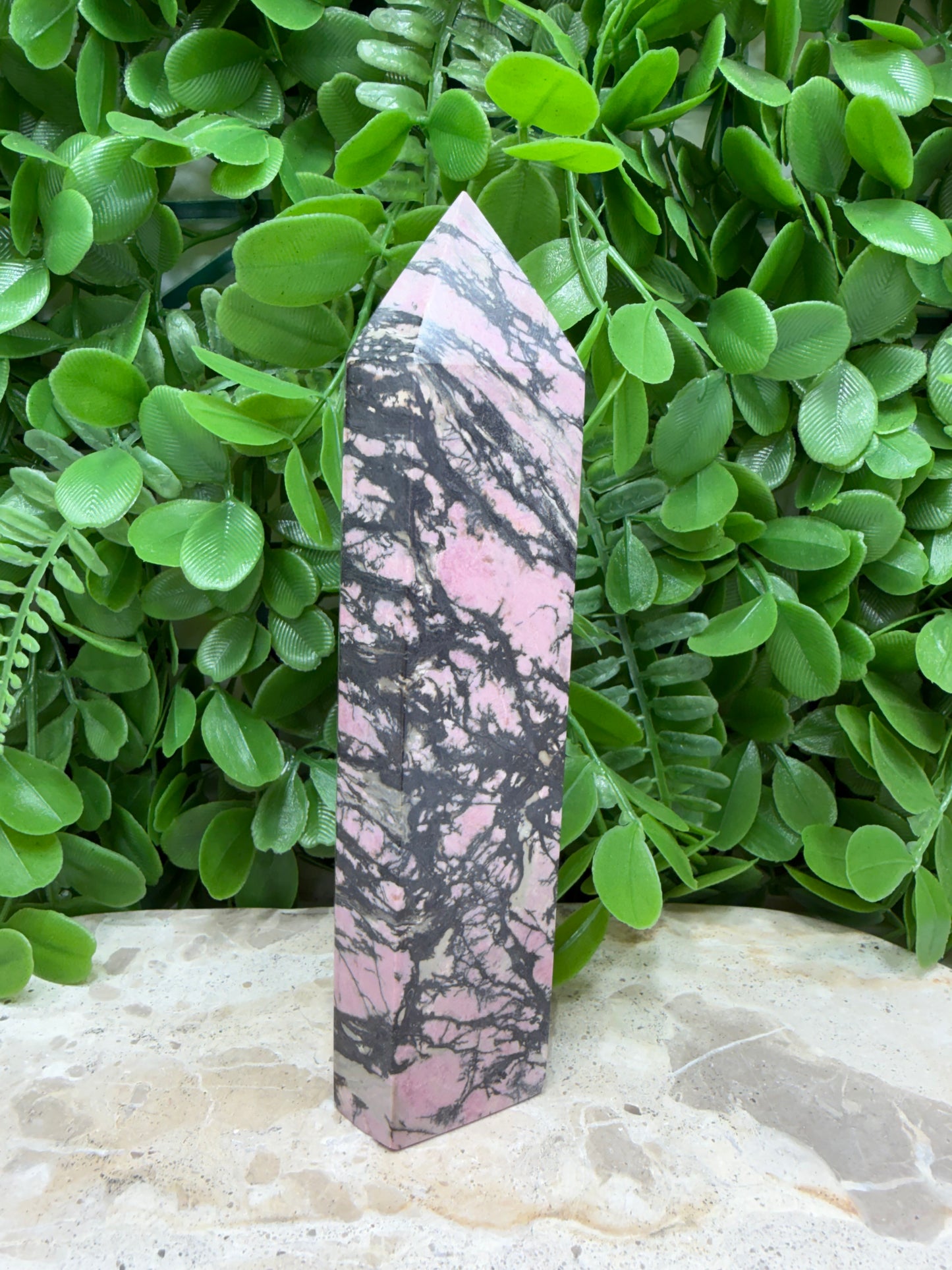 Rhodonite Tower 582g