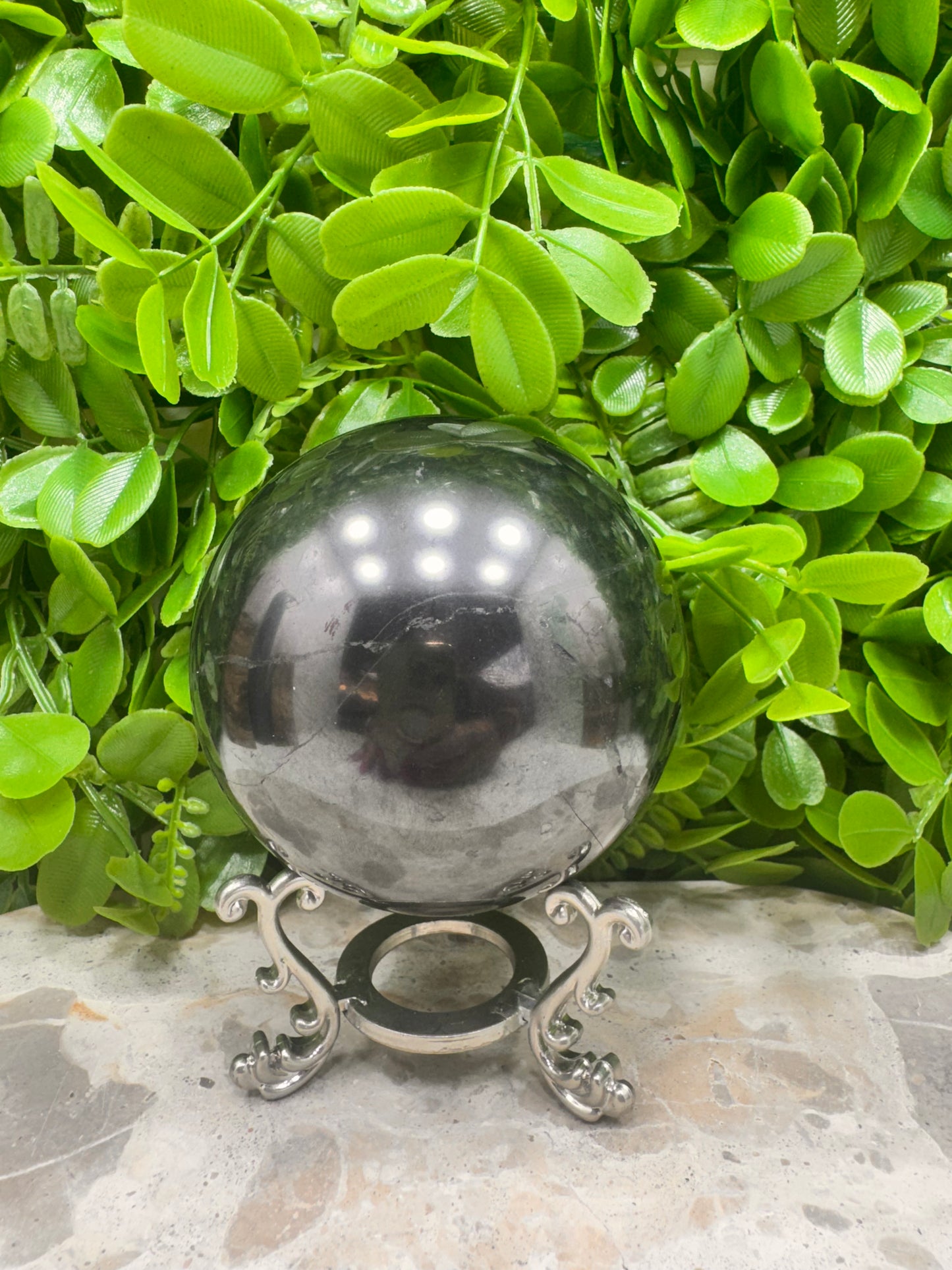 Shungite Tree of Life Sphere 652g