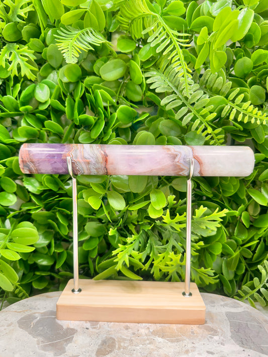 Amethyst & Mexican Agate Cylinder 342g