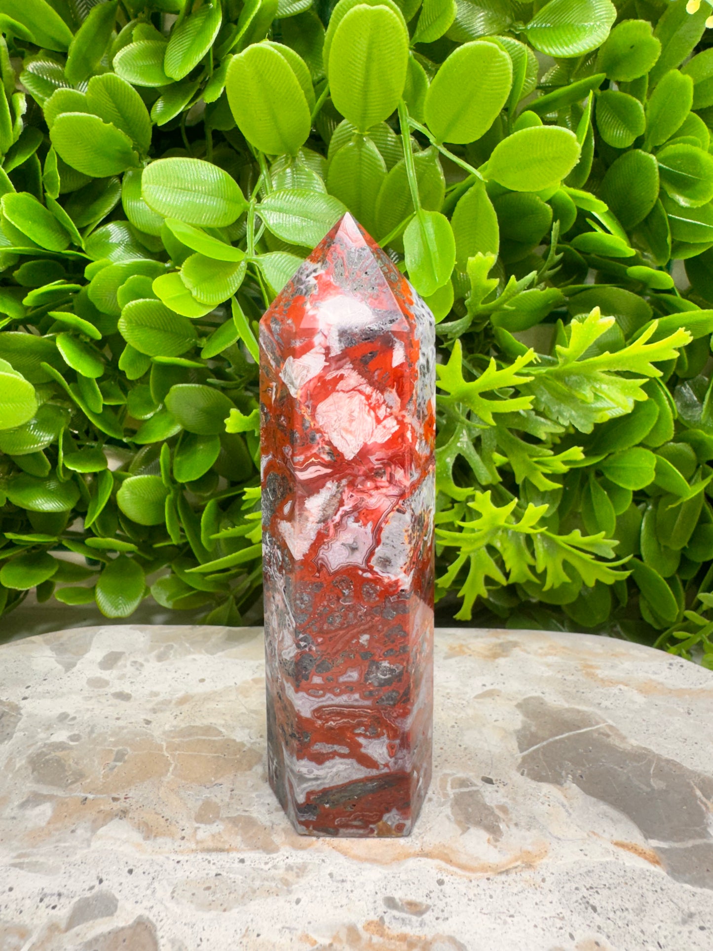 Mexican Agate Tower 301g