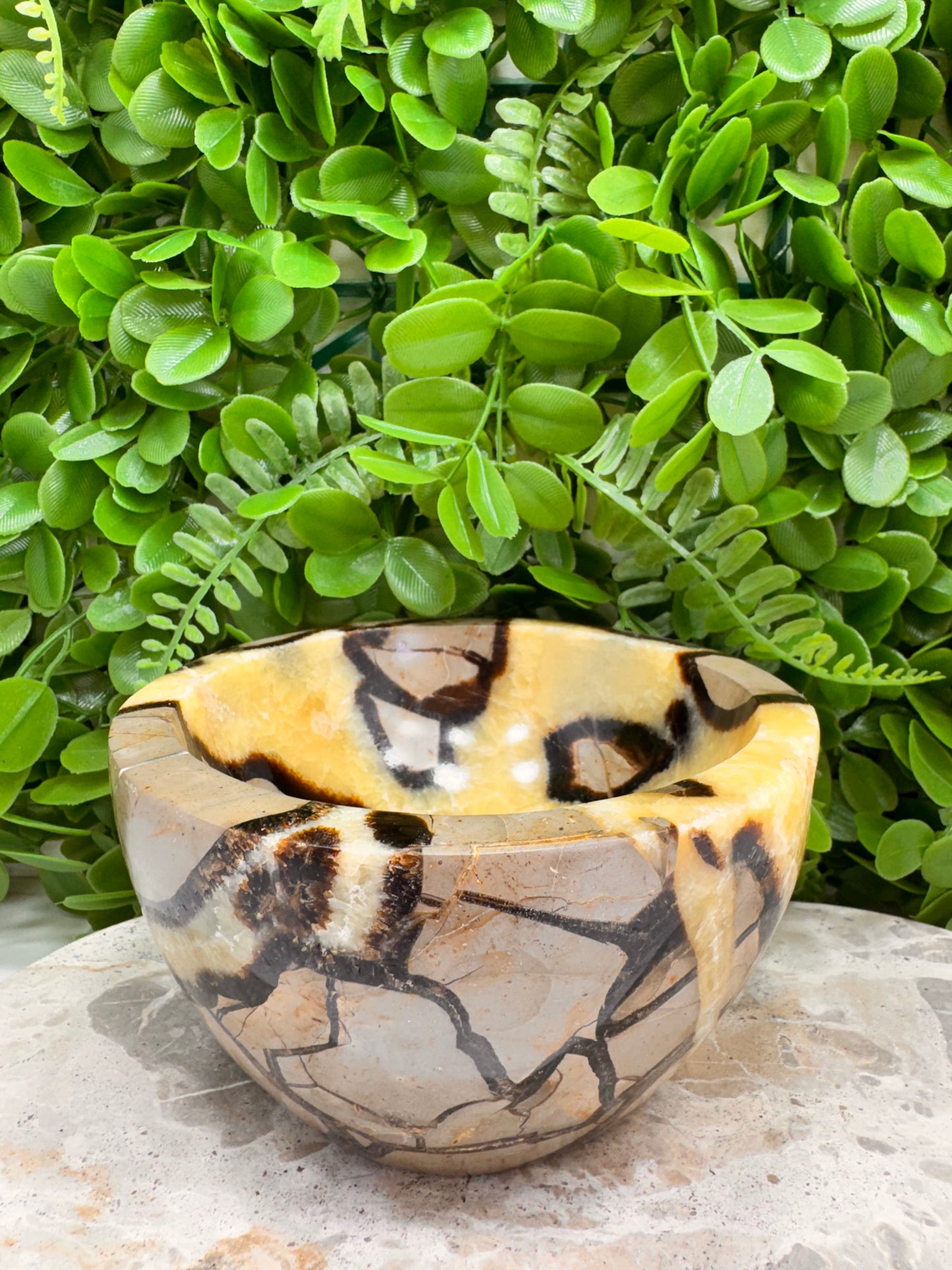 Septarian Dragon Stone Bowl 1458g