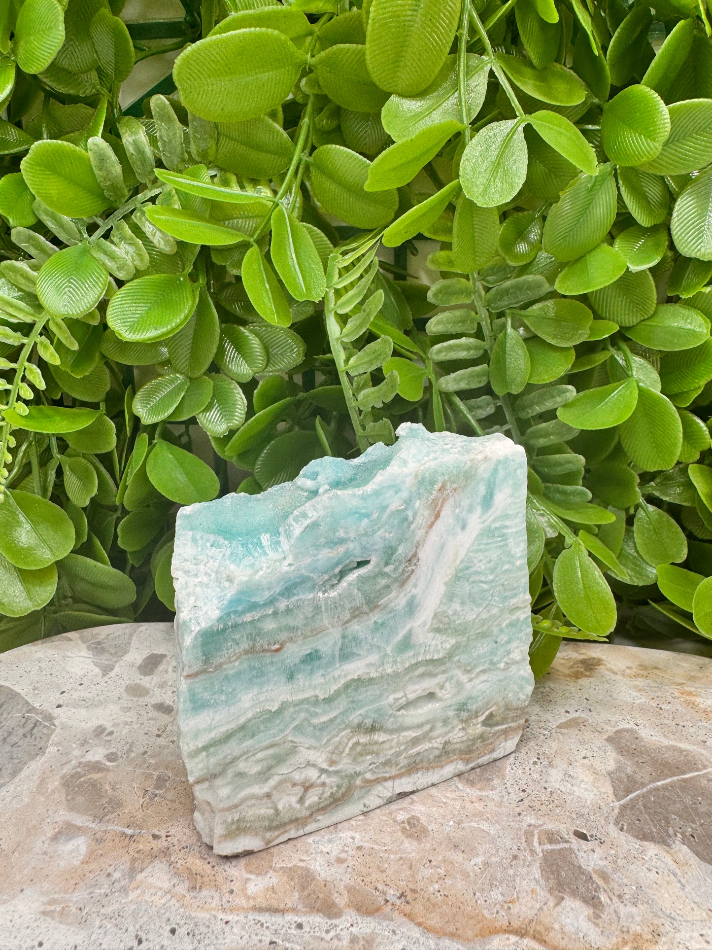 Blue Aragonite Slab 254g