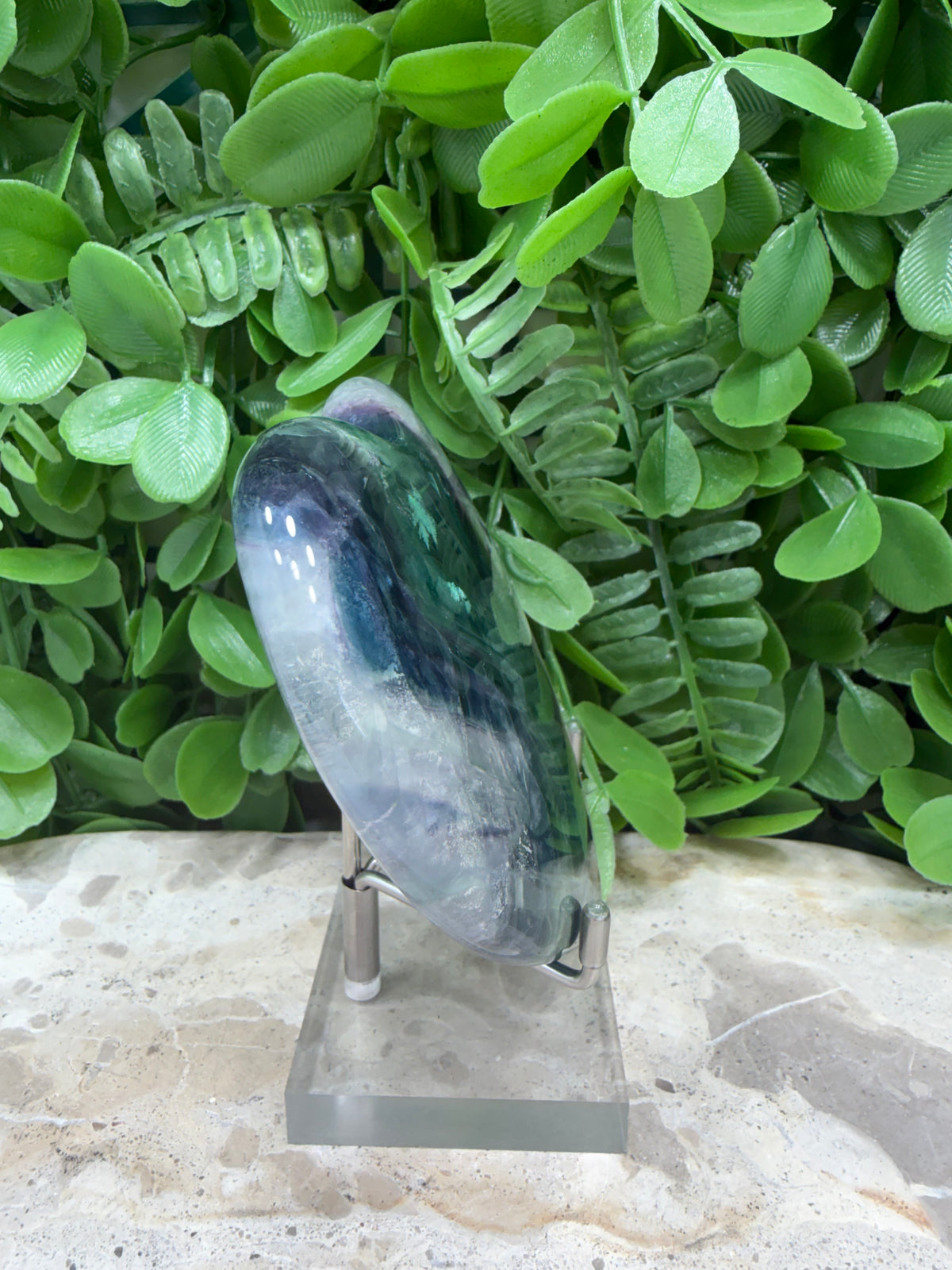 Rainbow Fluorite Heart 354g